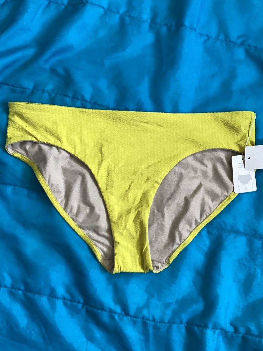 Lululemon Women’s Yellow Bikini Bottom - Classic Swim Brief